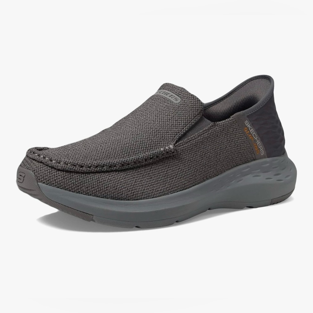 Skechers Mens Parson-Ralven Slip-On Shoes Size 11.5 Gray New in Box